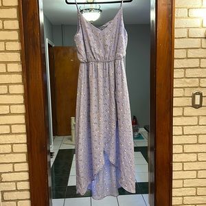 MIDI floral high low dress